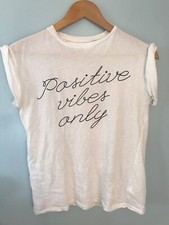 Tee And Cake Topshop Ladies Positive Vibes 