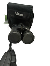 Viking Navigator 8X42 Binoculars With Carry Case Lenses Black Collectable