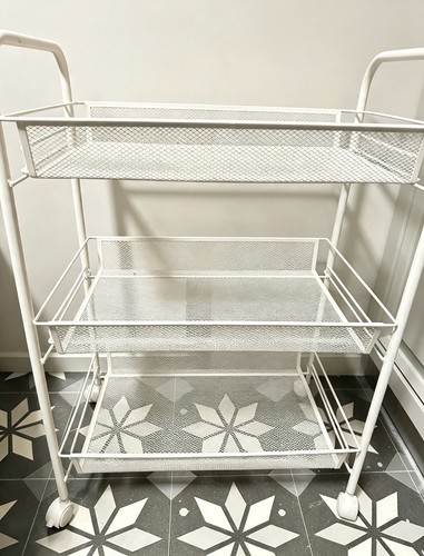 Homcom tier storage trolley - 3-tier,