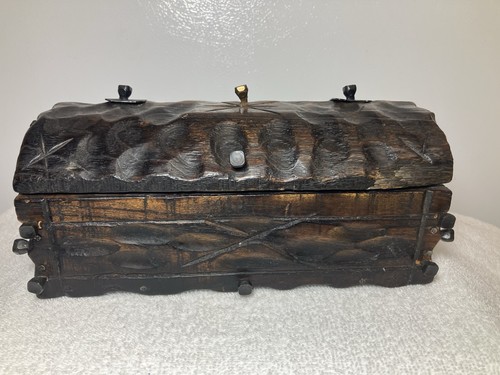 Vtg carved rustic square nails - rustic,