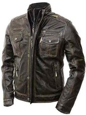 Mens Motorcycle Biker Vintage