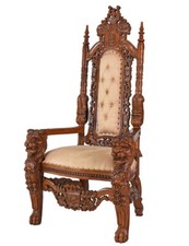 Royal Armchair Lion Throne