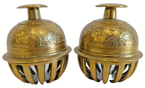Pair indian brass - pair,