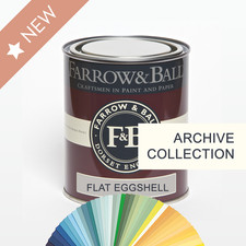 BRAND NEW 750ML FARROW AND BALL FLAT EGGSHELL INTERIOR PAINT - ARCHIVE COLOURS