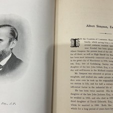 Lancashire 1906 - Albert SIMPSON - of Grayrigg Kendal + Burghill Grange Quebb 