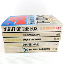 5x Jack Higgins Crime Thriller