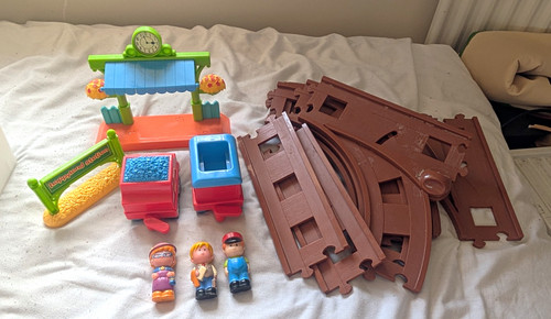 Children toy train station - toy,