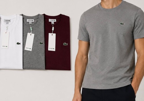 Lacoste shirt mens beige - mens,