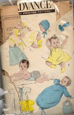 Adv 8219  50's Infant LAYETTE
