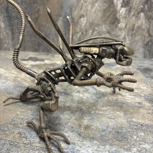 Sparkplug scrap metal art - sparkplug,
