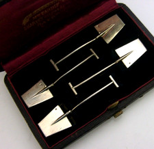 RARE CASED FRENCH SOLID SILVER