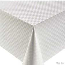 White Wipe Clean Tablecloth  PVC Waterproof Table cloth Table cover protector