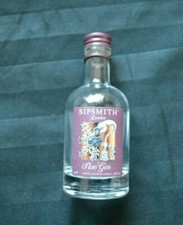 Sipsmith London Sloe Gin Miniature EMPTY Glass Bottle 