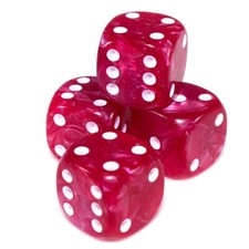 14mm Spot Dice - PEARL Dark