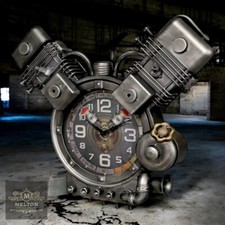 Industrial Engine Wall Clock