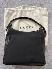 Gucci, Brown, Nylon/Canvas & Leather, Shoulder Bag, Vintage?