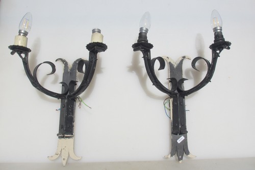 Large vintage wrought iron - wrought,