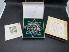 Frank Lloyd Wright Luxfer Prism 2D Christmas Ornament w/ Box Sun Catcher