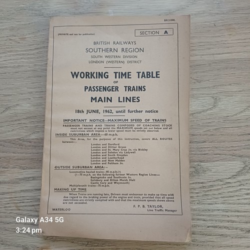 Southern region working - southern,