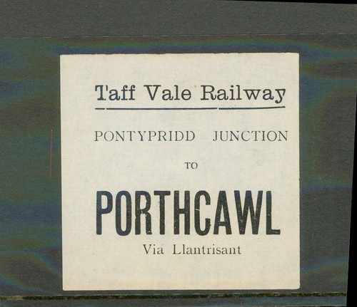Taff vale railway - taff,