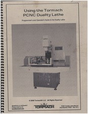 Original Tormach PCNC Duality Lathe manual-spiral bound, for PCNC 1100 mill