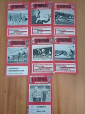 Liverpool 1973/74 Home Programmes