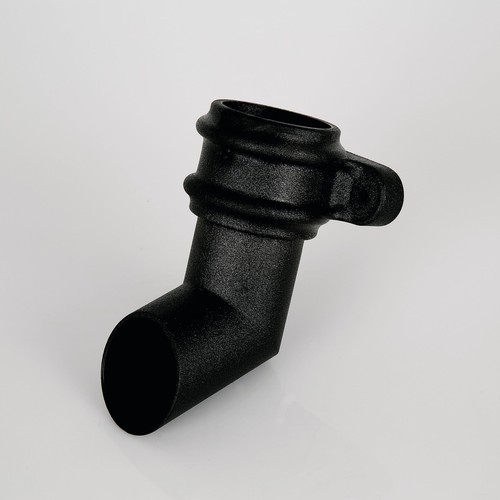 Cast iron effect downpipe - downpipe, shoe