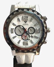 Aqua Master mens quartz white face with chrono circa 20077