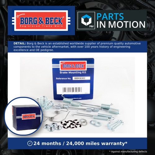 Brake shoe fitting kit - brake, fits