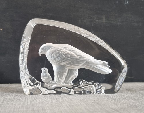 Wedgwood crystal glass eagle - crystal,