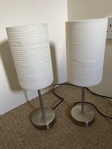 Pair bedside table lamps - pair,