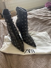 Zara Studded Stiletto Boots -