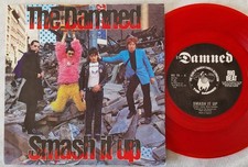 The Damned - Smash It Up UK Big Beat Red  Vinyl 7" Single NS76 Vg +