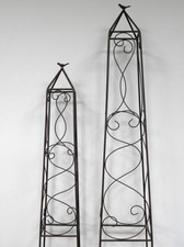 Set of 2 Large Metal Garden