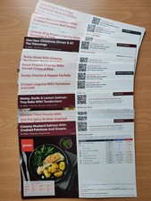 25 x Gousto Recipe Cards Used