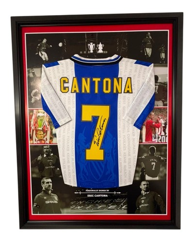 Framed eric cantona united - cantona,