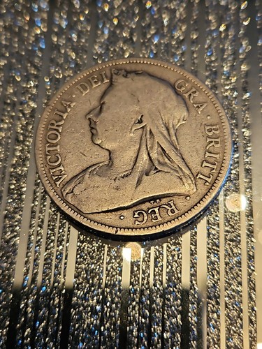1893 half crown silver coin - 1893,