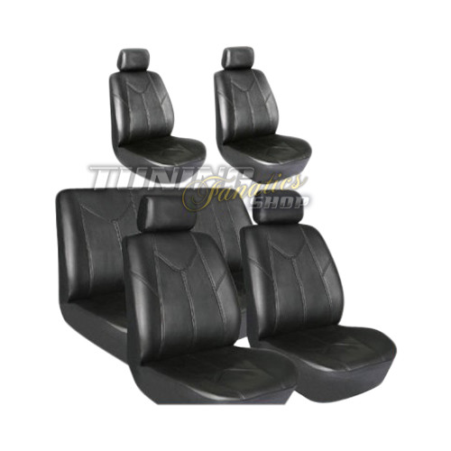 Seat bench faux leather - faux,