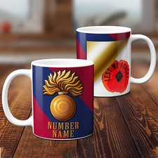 The Grenadier Guards Mug Personalised Military Cup Veteran Official Gift TRM27