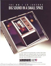 MM1 CD ROWE AMI 1995 ORIGINAL NOS JUKEBOX PHONOGRAPH  FLYER Vintage Promo Art
