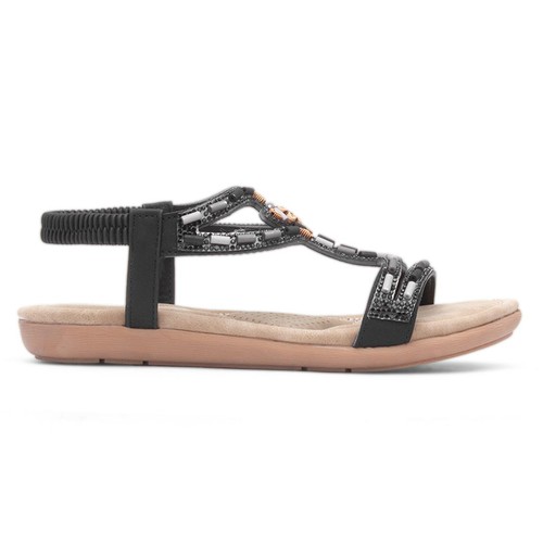 Lilley womens sandals black - womens,