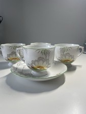 Roslyn Fine Bone China 4 Cups