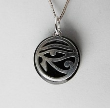 Whitby Jet and Silver Eye of