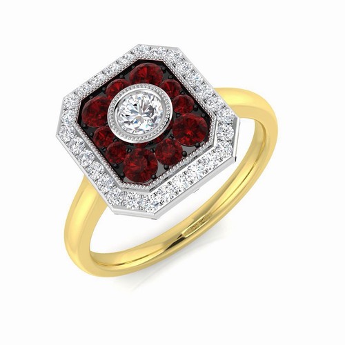18ct two tone gold - 18ct, two-tone