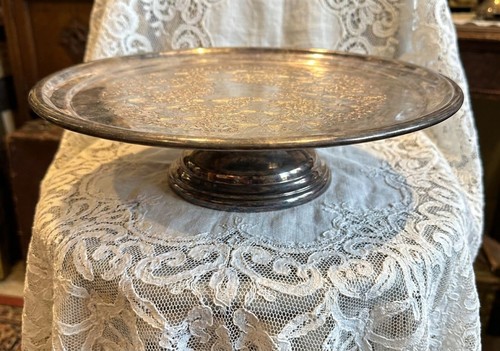 Vintage silverplate floral - silverplate,