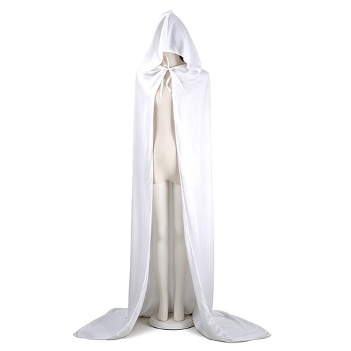 Adult velvet hooded robe cloak - velvet,