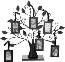 Family Tree Photo Frame Black