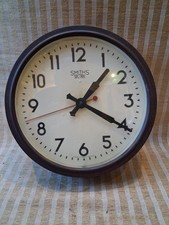 LARGE SMITHS SECTRIC BAKELITE WALL CLOCK - 12" DIAL - NICE FOR AGE -UNTESTED