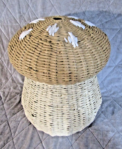 Toadstool shaped wicker - shaped,