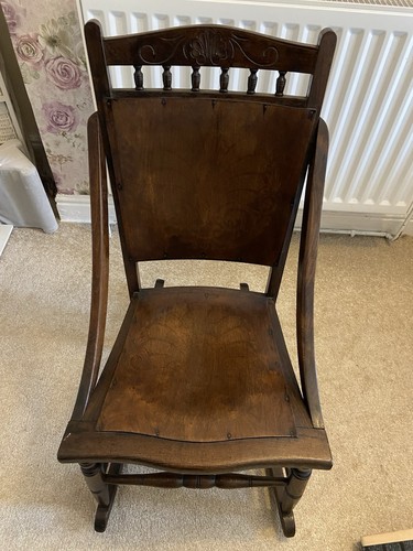 Antique vintage rocking chair - antique,